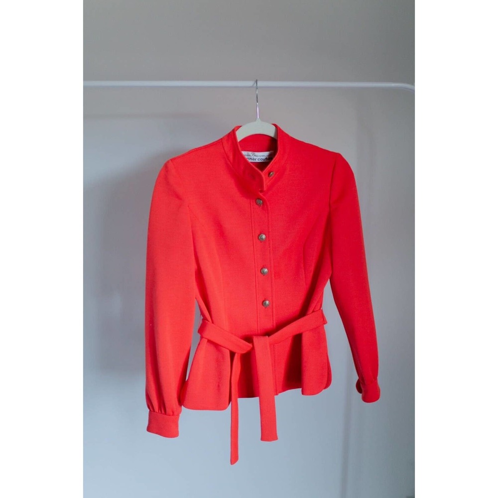 Vintage - Eleanor Brenner for Brenner Couture Red Jacket